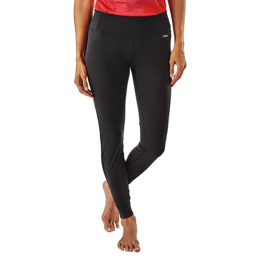 NWT Patagonia Capilene Lightweight Base Layer Bottoms, Black, Large